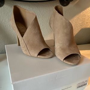 Calvin Klein Suede Desert Sand heels.